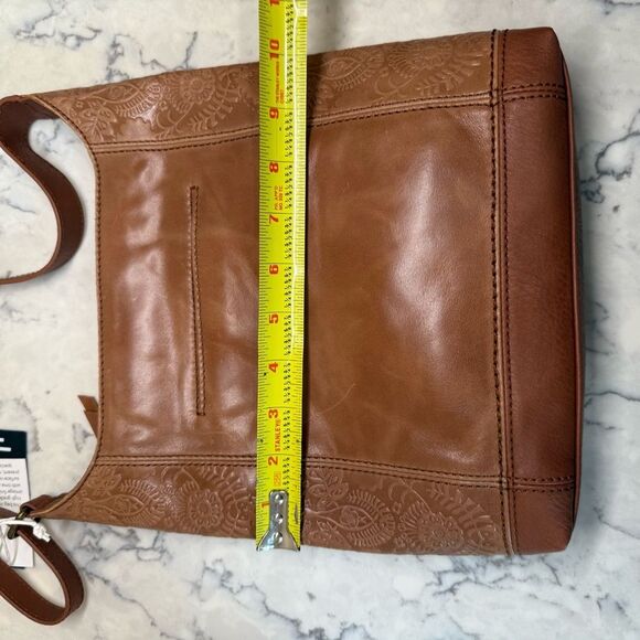 The Sak 2025 brown tan tobacco floral embossed Leather de young Bag NWT - Picture 14 of 14